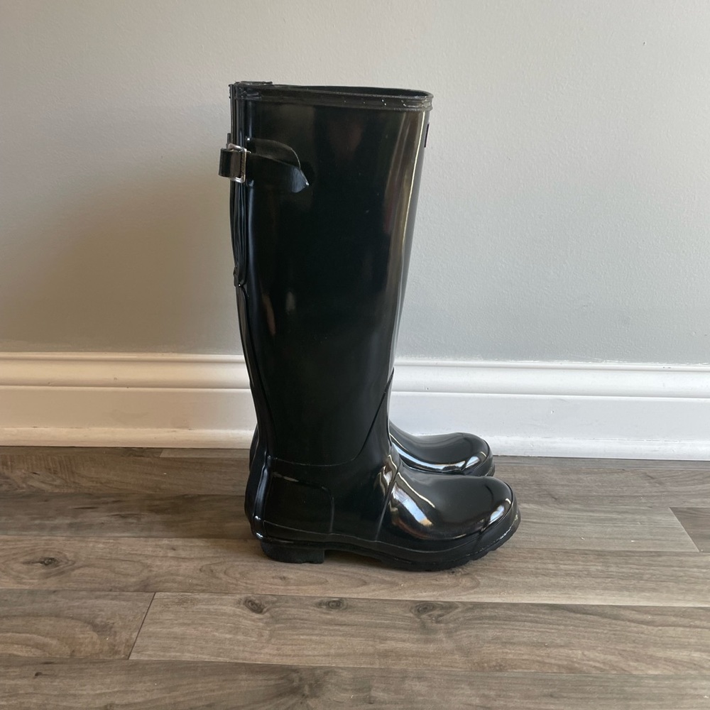 Women’s Hunter Original Tall Gloss Rain Boots - Picture 4 of 6